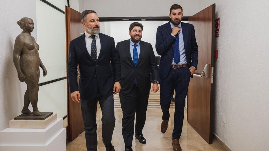 PP y Vox sellan un acuerdo para los presupuestos de Murcia: "Hemos encontrado una voluntad de diálogo"