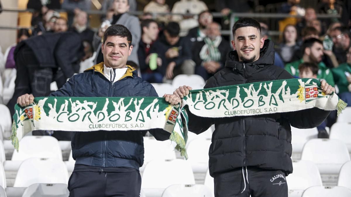 Grada Blanquiverde del Córdoba CF - Burgos CF