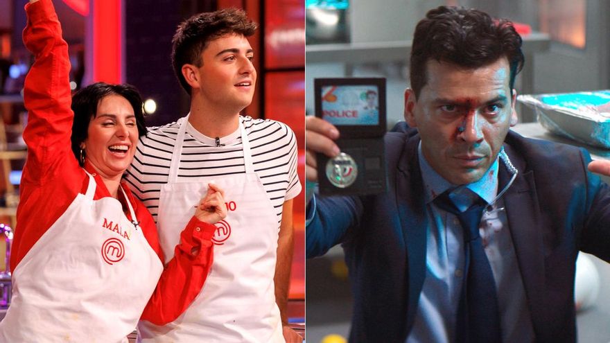 'MasterChef Celebrity' (13.1%) lidera a la baja en La 1 y la serie 'Objetivo: París' (7.1%) firma un buen estreno en Cuatro