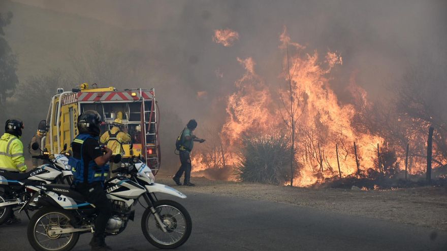 Incendios forestales: hay focos activos en Córdoba, San Luis y Chaco