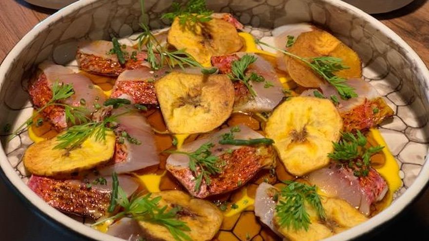 Tiradito de Salmonetes