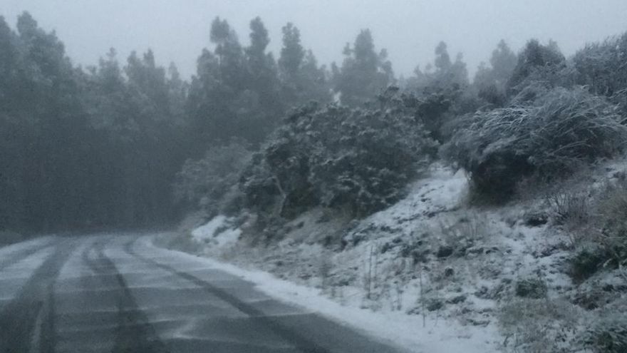 Paisaje helado en Gran Canaria