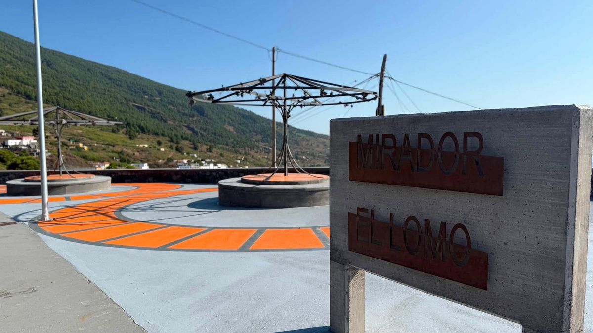 Mirador de El Lomo en Villa de Mazo, el nuevo balcón de La Palma para contemplar Montes de Luna ligado  a la tradición vitivinícola