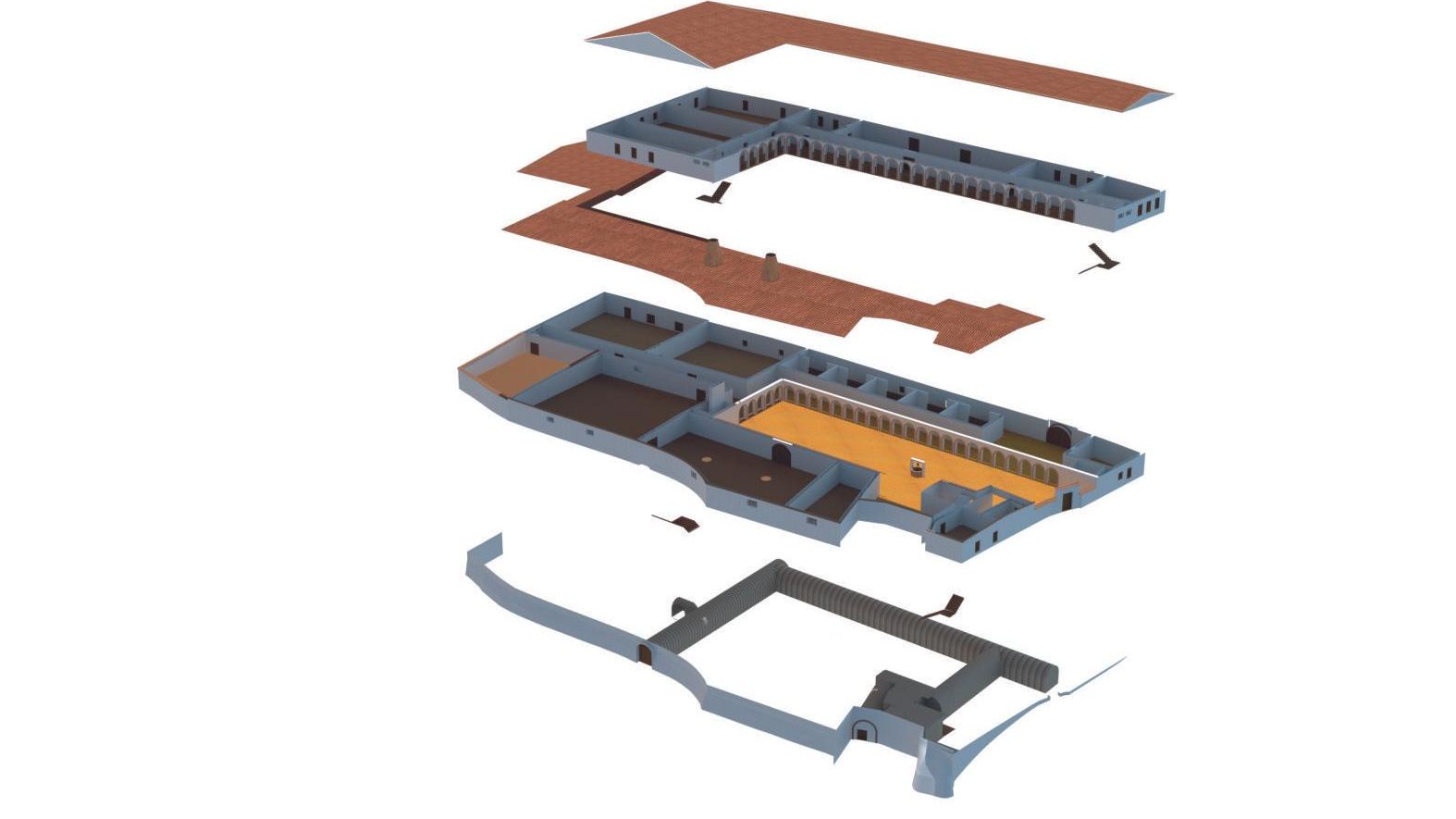 Vista explosionada de las Reales Atarazanas