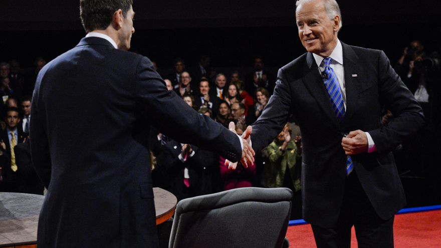 Biden y Ryan no mencionaron a Europa ni a España en su primer y único debate