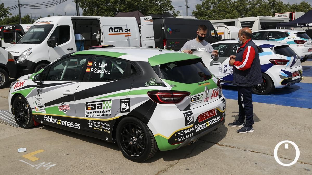 Parque cerrado del XXXVIII Rallye Sierra Morena
