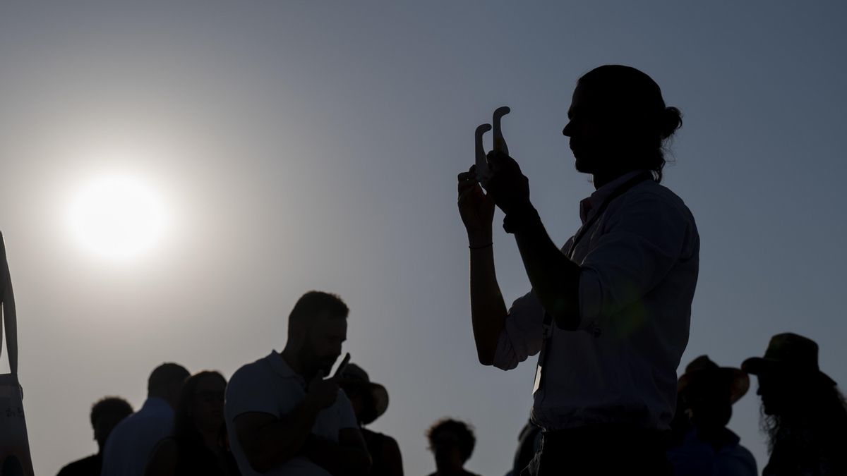58 personas atendidas por lesiones oculares "leves" en Euskadi en las primeras horas posteriores al eclipse