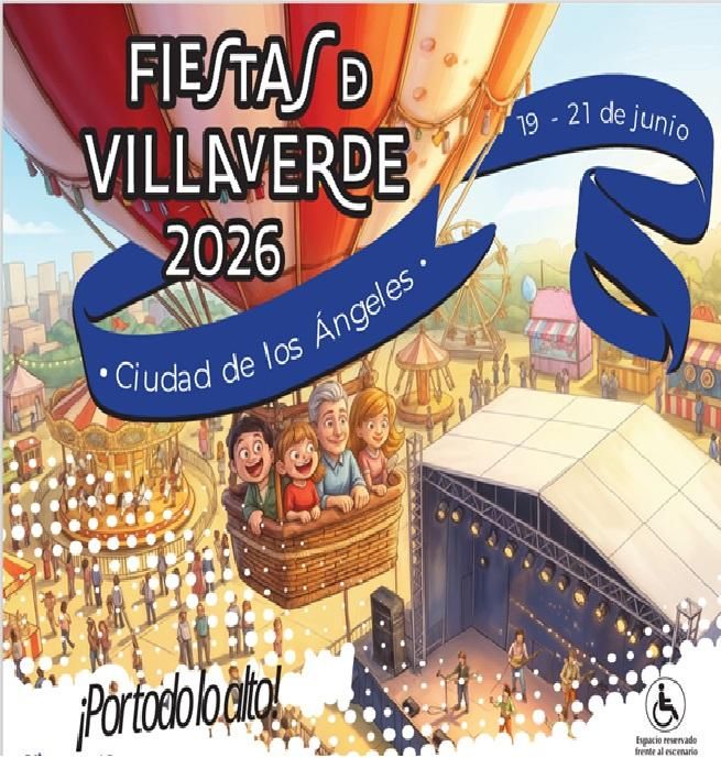 Cartel de las fiestas de Ciudad de los Ángeles 2026