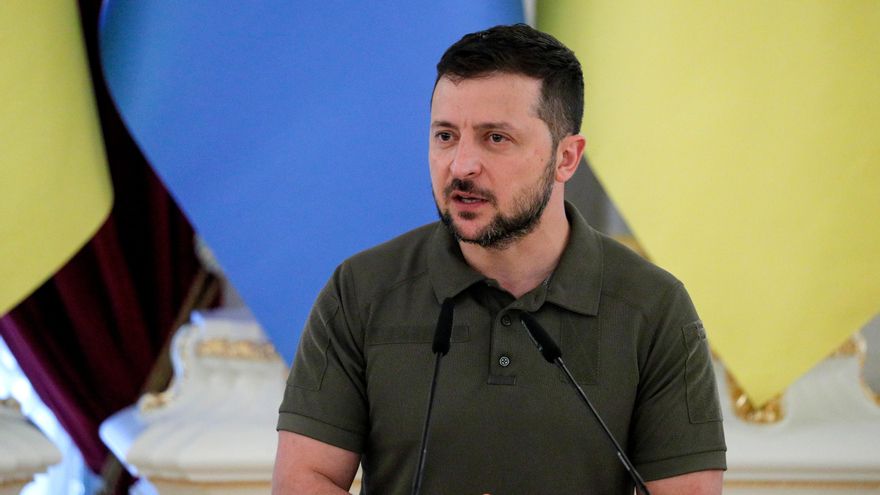 El presidente ucraniano Volodymyr Zelensky. EFE/EPA/SERGEY DOLZHENKO