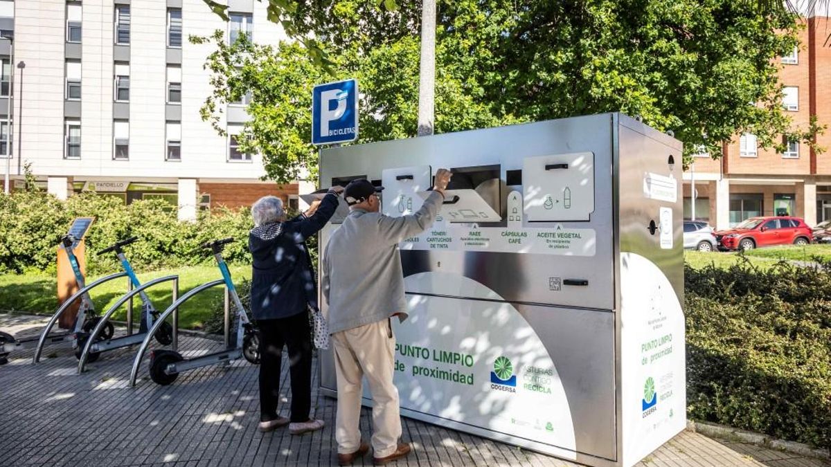 Los 72 nuevos puntos limpios de proximidad de Cogersa ya funcionan en 61 concejos de Asturias