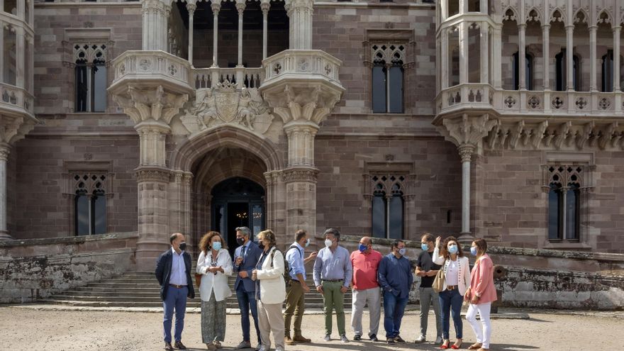 El Vicepresidente Y Consejero De Universidades, Igualdad, Cultura Y Deporte, Pablo Zuloaga, Inaugura Las Obras De Restauración Y Mejora Realizadas En El Palacio De Sobrellano