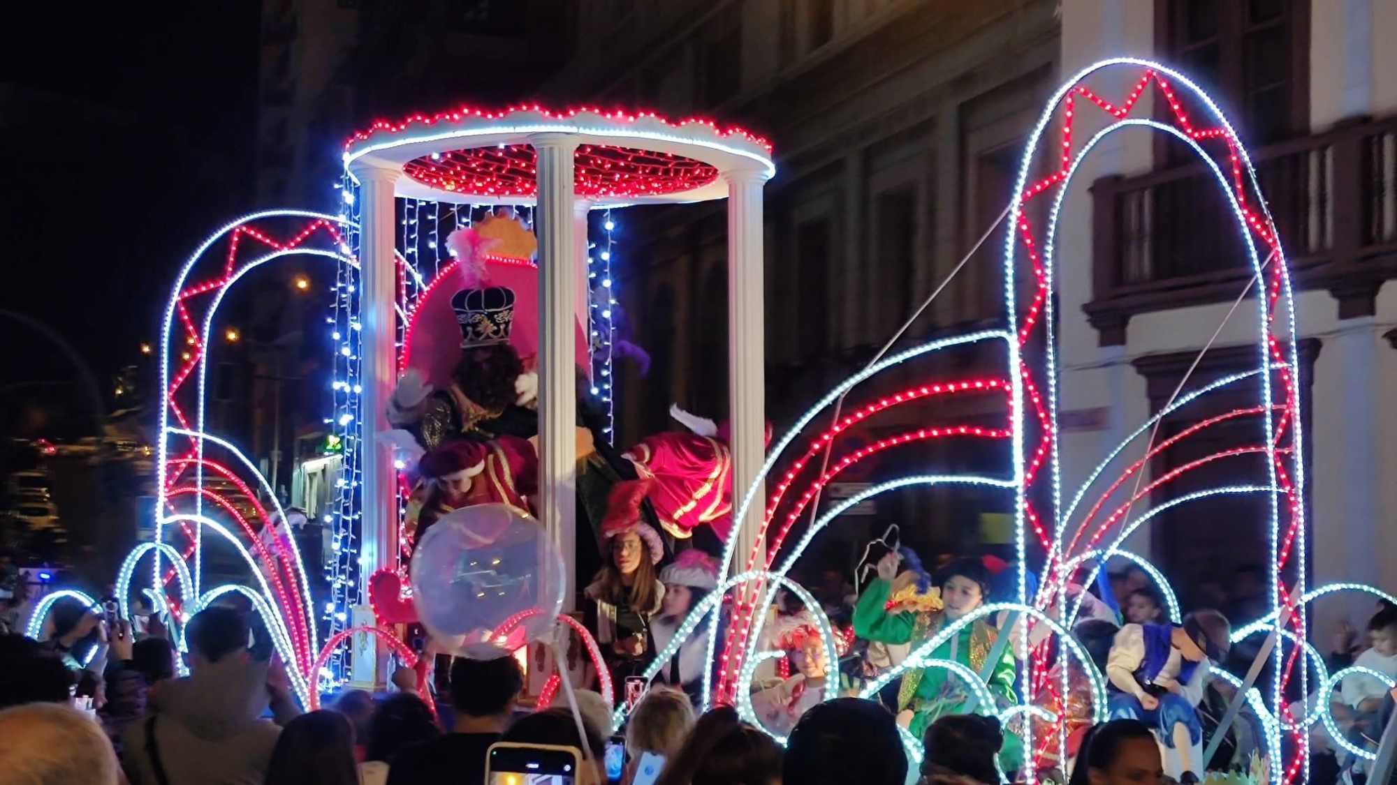 La Cabalgata de Santa Cruz de La Palma.