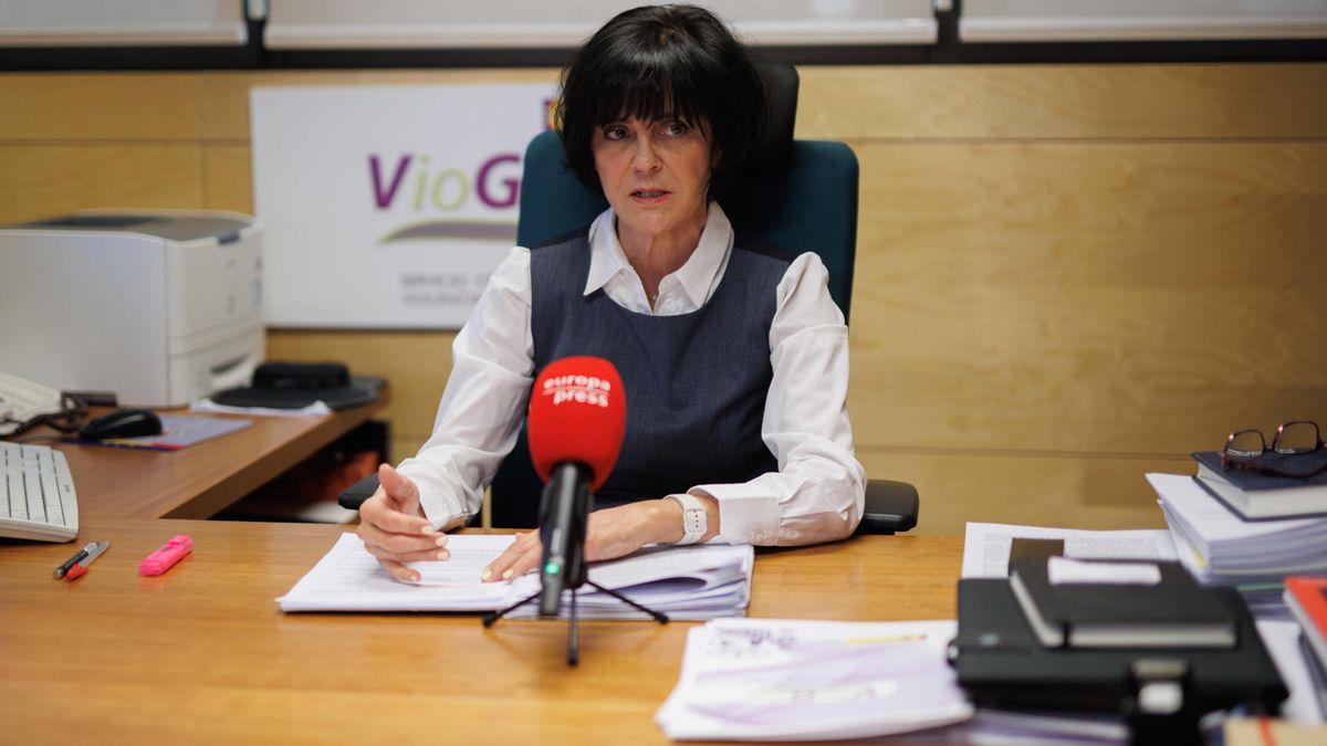 La comisaría principal del sistema VioGen, María Jesús Cantos Cebrián, durante una entrevista para Europa Press