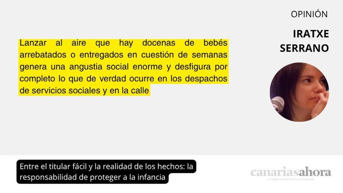 Entre el titular fácil y la realidad de los hechos: la responsabilidad de proteger a la infancia