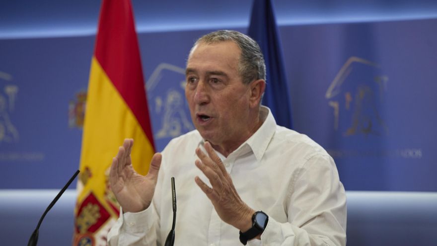 Archivo - El portavoz de Compromís en el Congreso, Joan Baldoví.