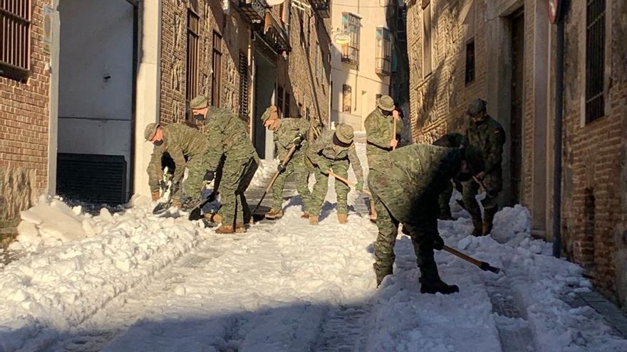 Una calle de Toledo, esta mañana