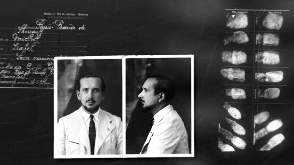 Una ficha policial de Boris Skossyreff