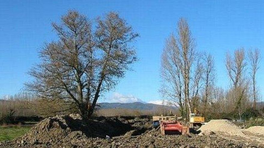 Obras junto a Humero, año 2004