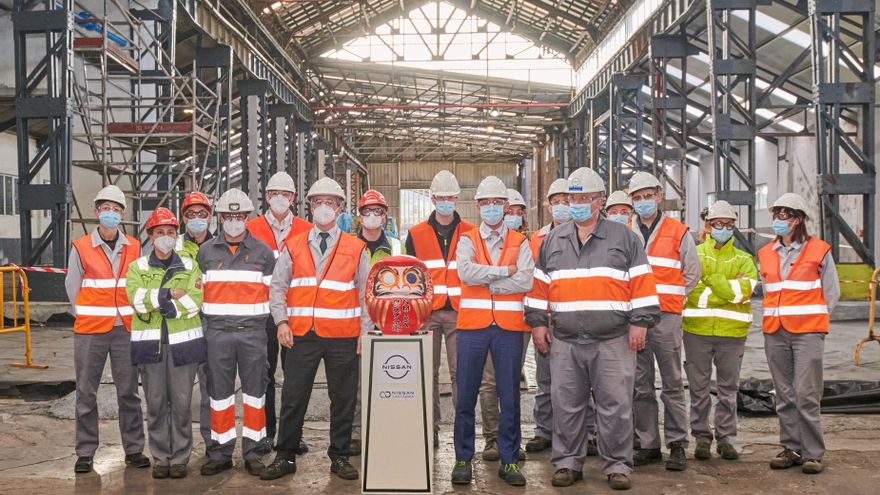 Inicio de las obras de la nueva línea de modelado de Nissan Los Corrales