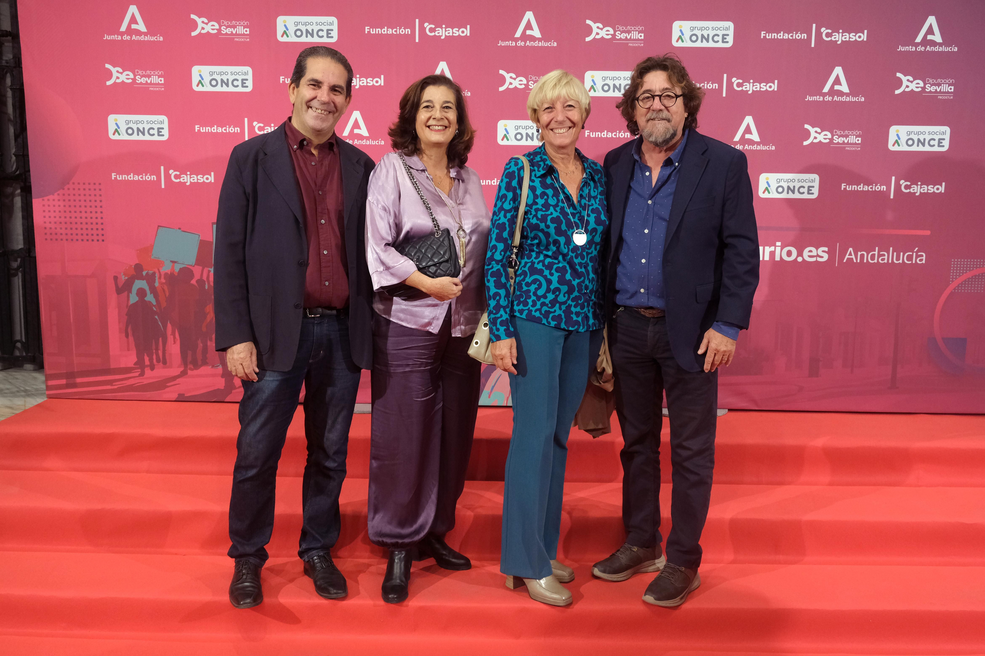 Alberto Luna, Pilar Aquino, Lola Pérez y Luis Serrano.