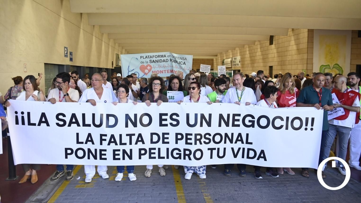 Manifestación 'Salvemos el Hospital Reina Sofía '
