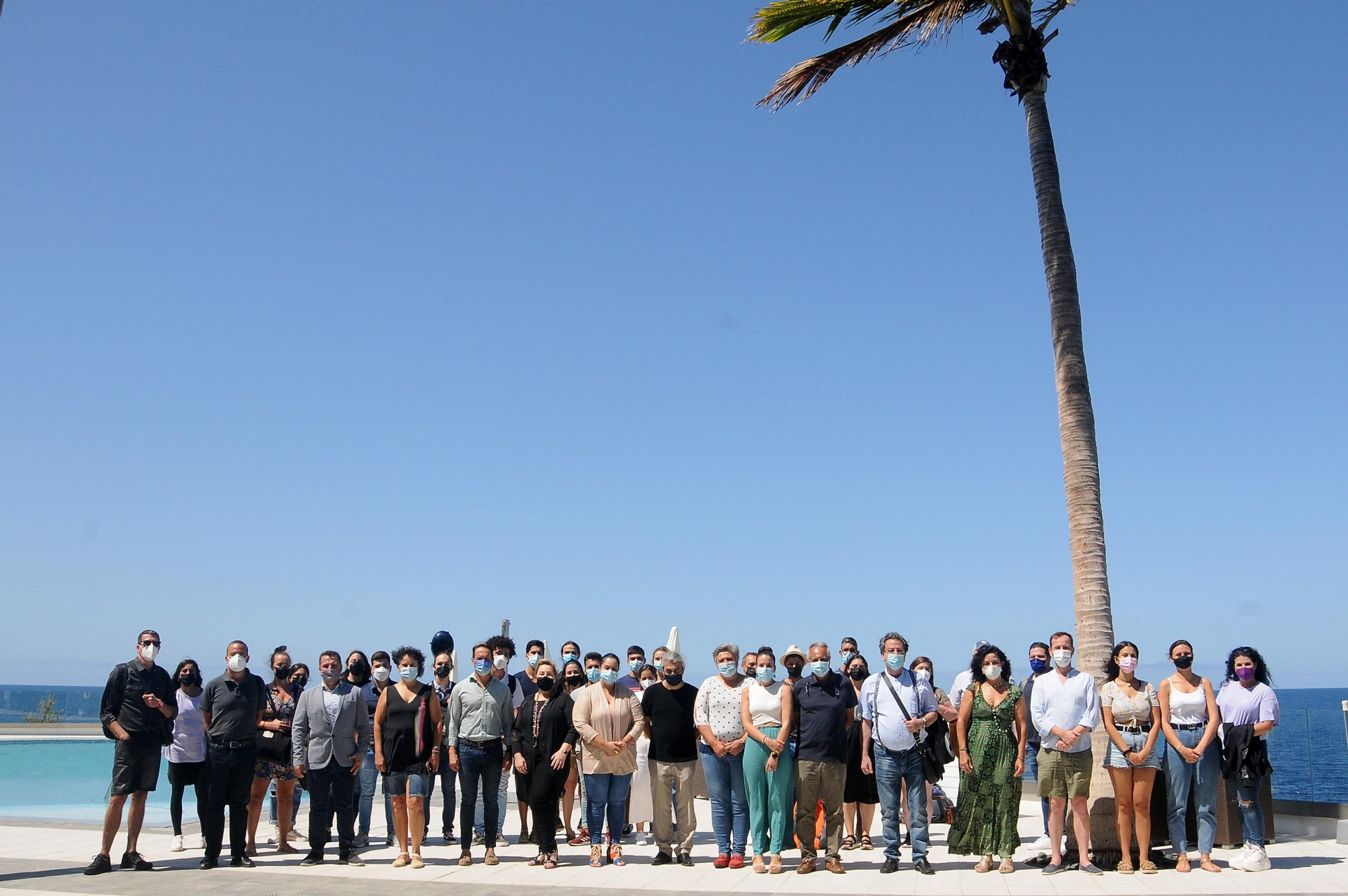 Presentación del festival en Puerto Naos.