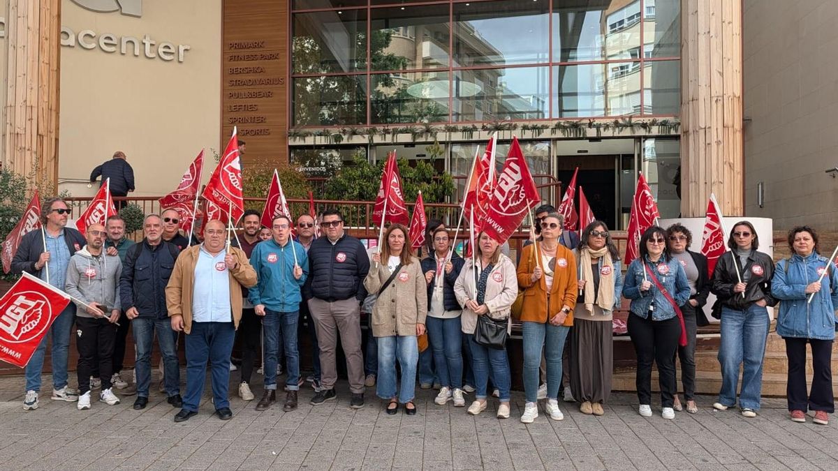 Protestas laborales del sector textil y comercial en Castillla-La Mancha contra el convenio estatal