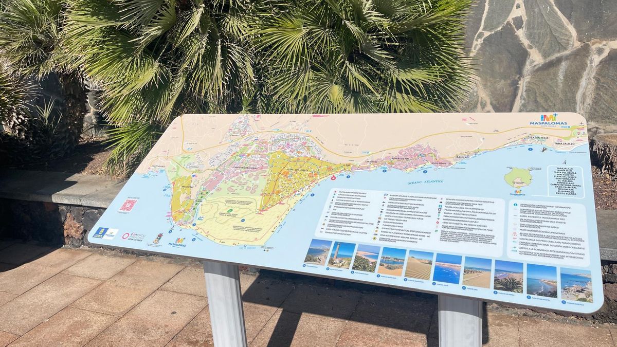 Mapas instalados por el Consorcio por Maspalomas.