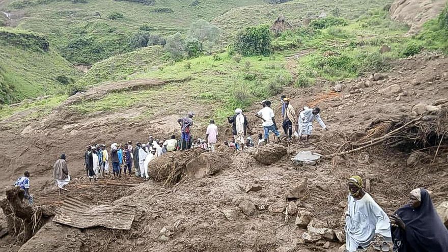 Piden ayuda urgente tras un deslizamiento de tierra que dejó más de mil muertos en oeste de Sudán