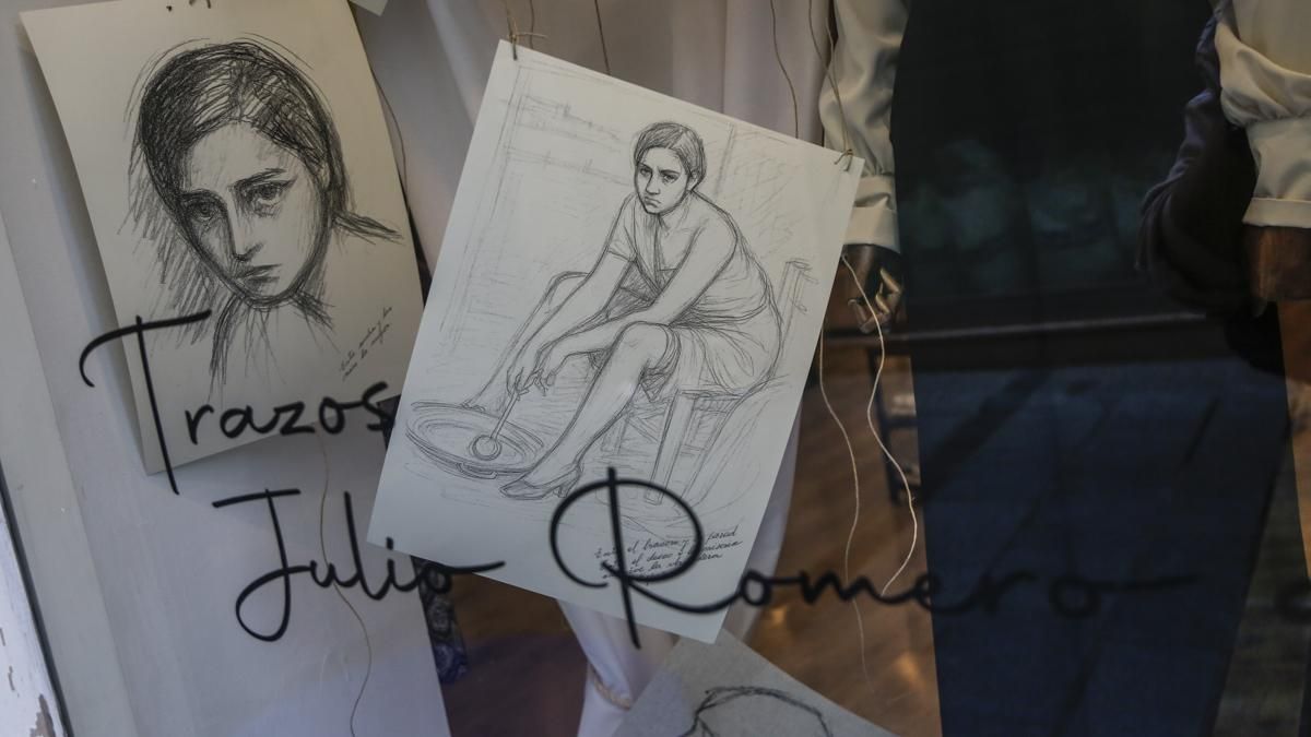 Escaparates en Homenaje a Julio Romero de Torres