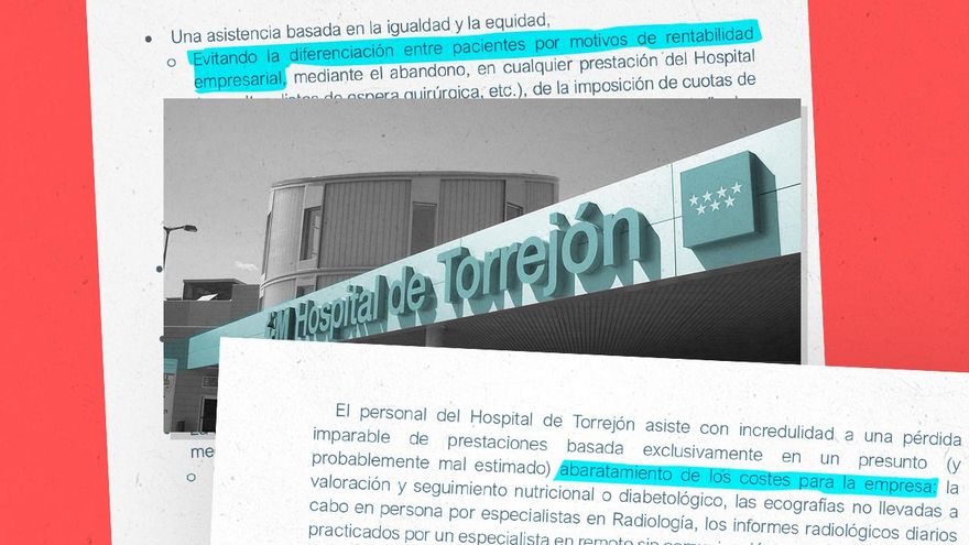 An internal document warned that Torrejon hospital management selected patients for... 