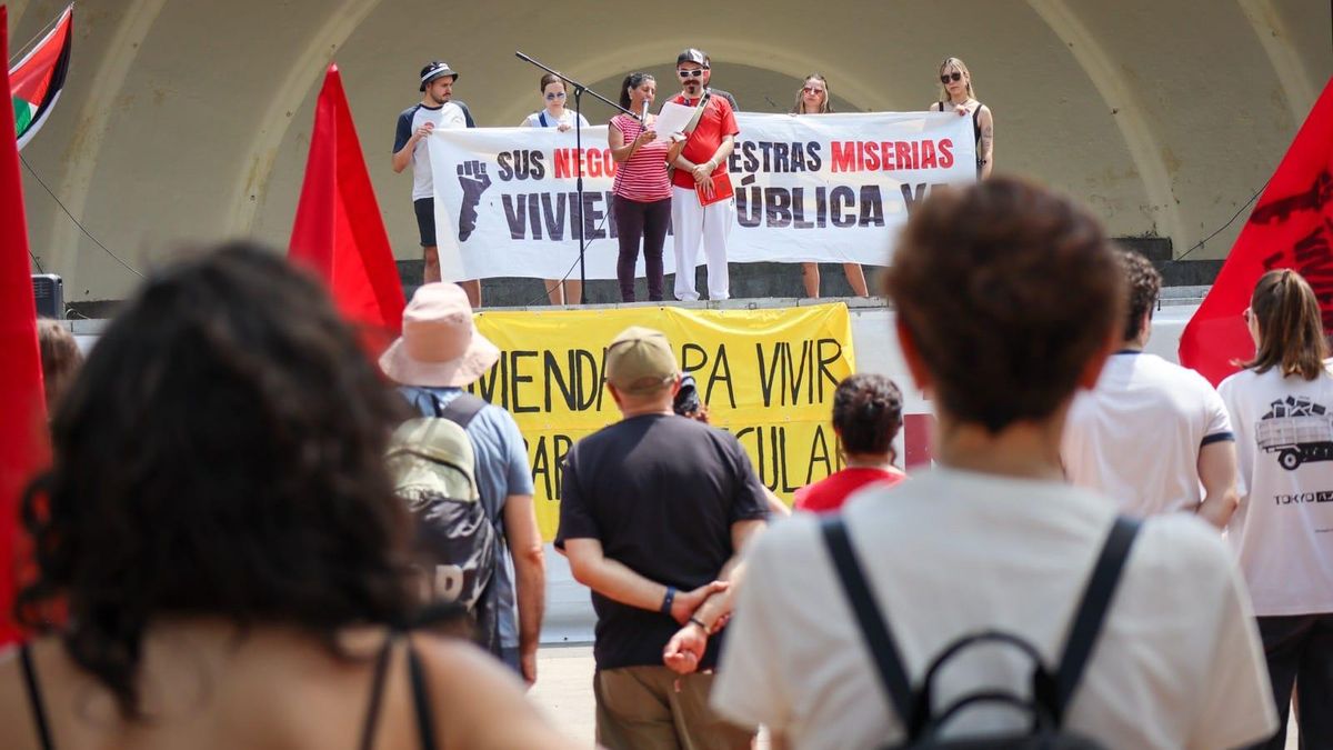 Manifestación por la vivienda digna en Logroño