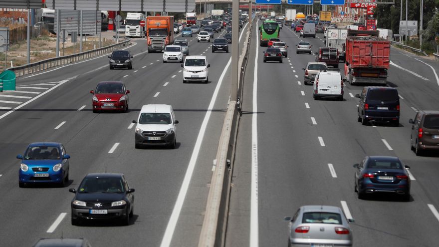 Estado del tráfico en el kilómetro 13 de la A-4, autovía de Andalucía, en una imagen de archivo. EFE/Mariscal