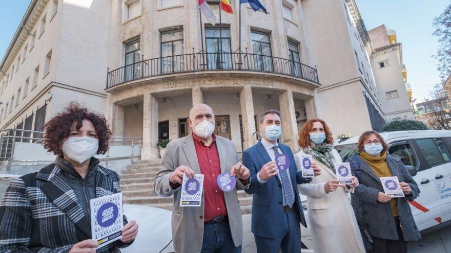 Los taxis de Castilla-La Mancha se convierten en 'Puntos Violeta'