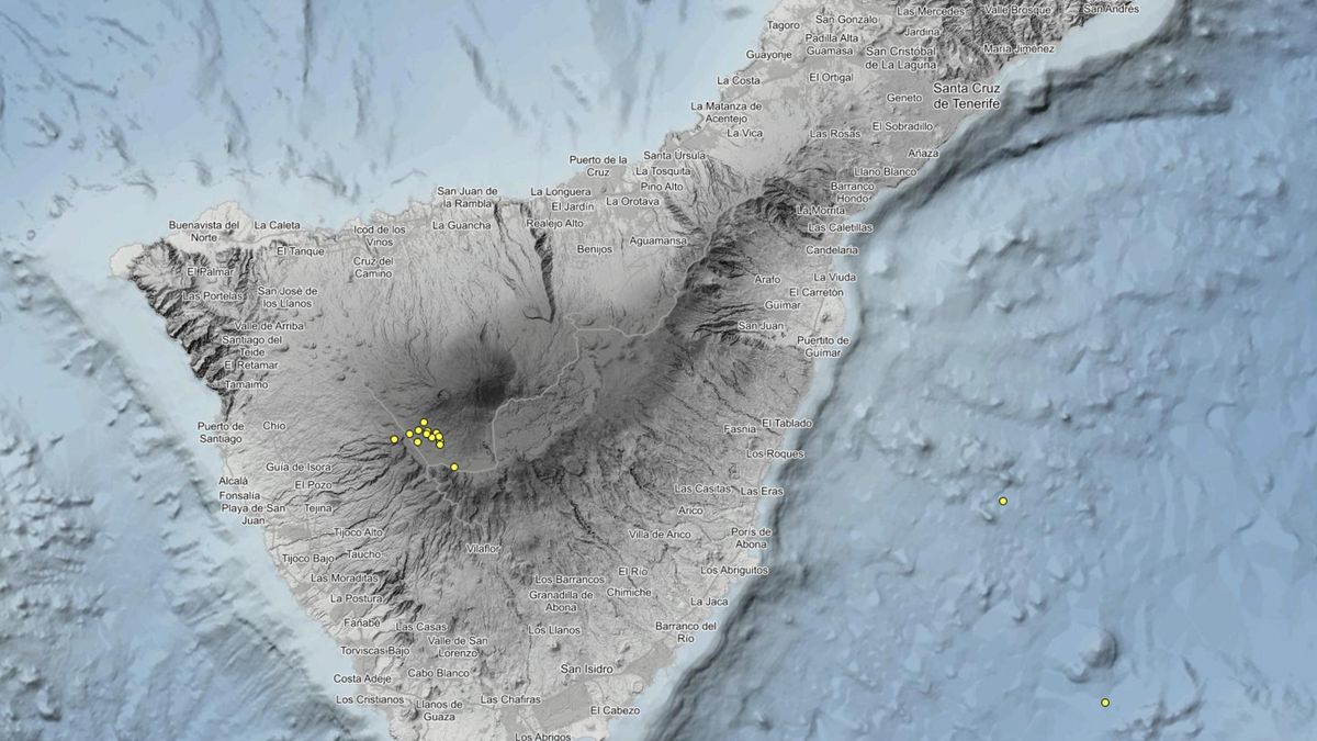 Registrados al menos 90 terremotos en apenas tres días en Las Cañadas del Teide