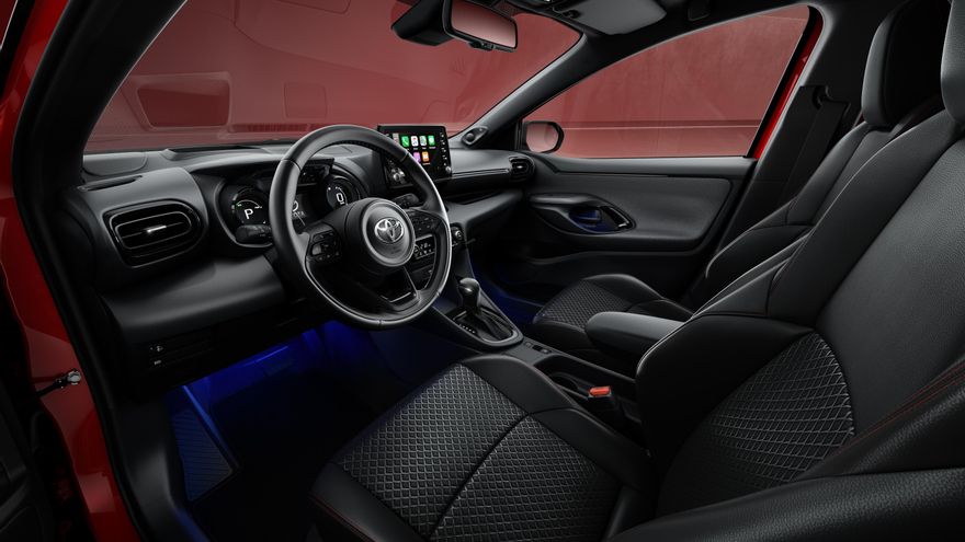 Habitáculo del Toyota Yaris.