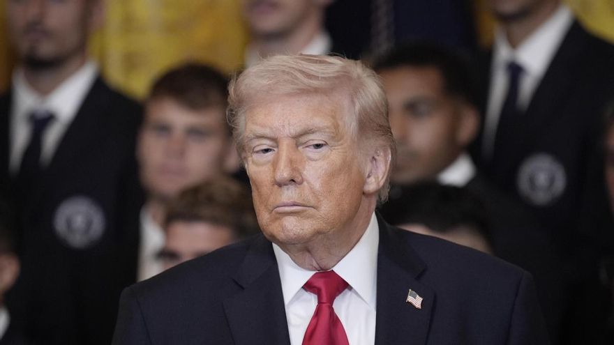 El presidente de EEUU, Donald Trump, durante un acto en la Casa Blanca en 5 de marzo.