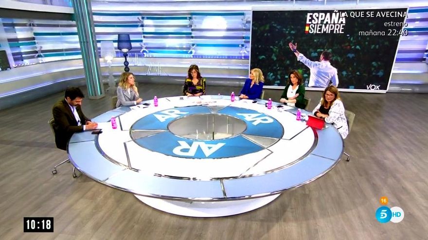 La mesa de tertulianos de Ana Rosa el martes 19 de noviembre