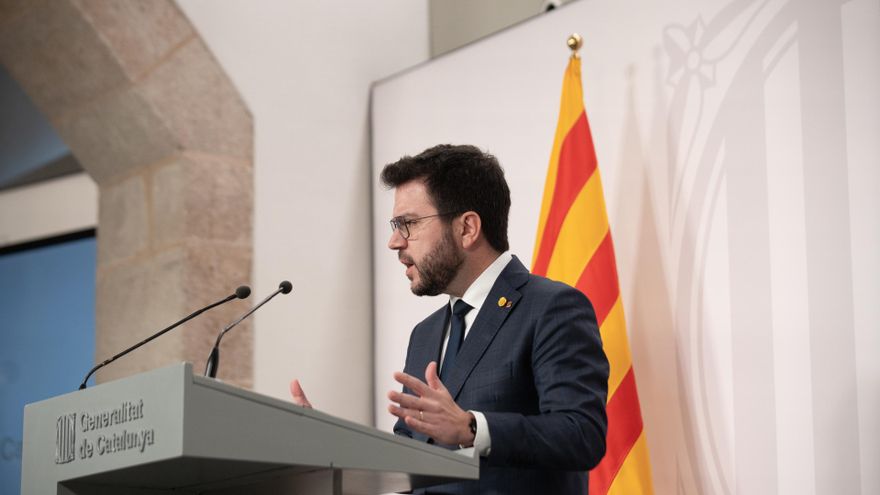 Aragonès defiende que el pacto de Presupuestos con el PSC "antepone el interés de país" y pide a Junts sumarse