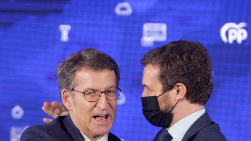 Citados para una PCR los asistentes al acto con Casado y Feijóo el viernes en A Coruña tras el positivo de una conselleira