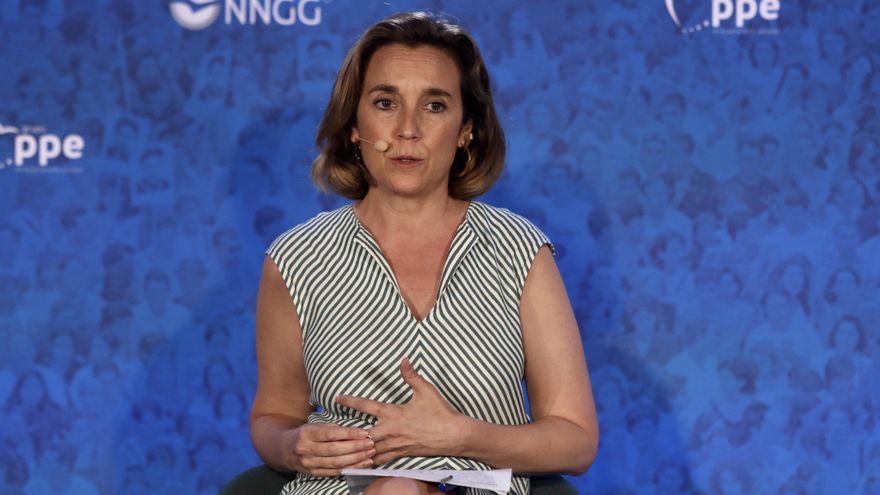 La portavoz del PP en el Congreso, Cuca Gamarra.