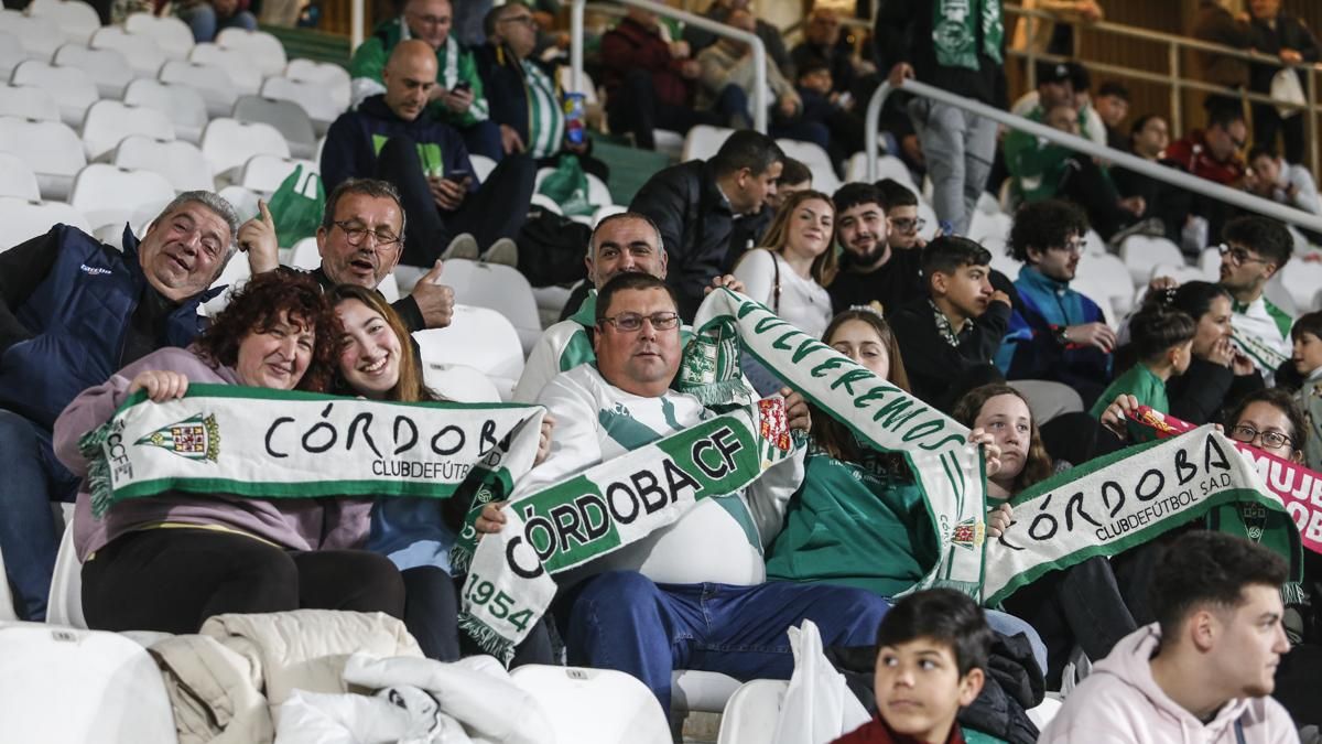 Grada Blanquiverde del Córdoba CF - FC Andorra