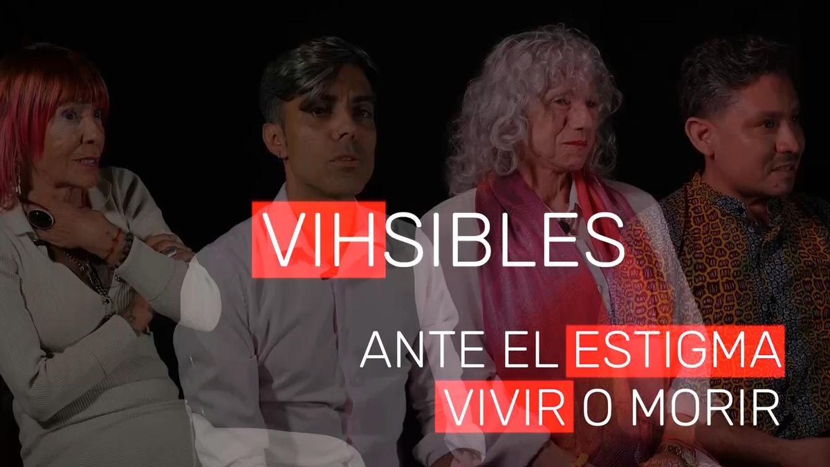 Las cuatro personas protagonistas de VIHSIBLES.