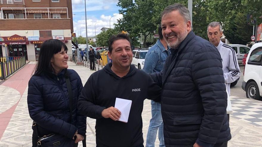 Dolz durante la campaña electoral