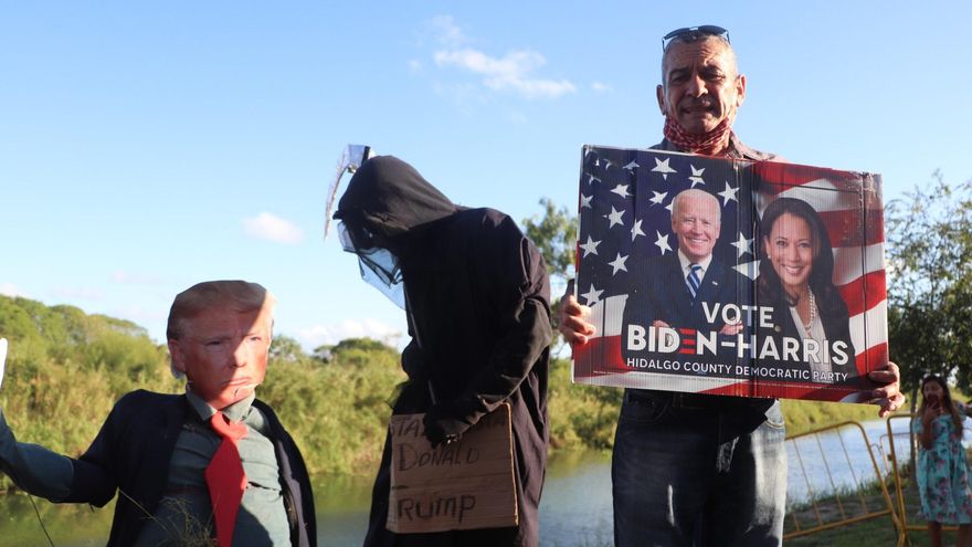 Migrantes en la frontera México-EEUU esperan que con Biden afloren los asilos