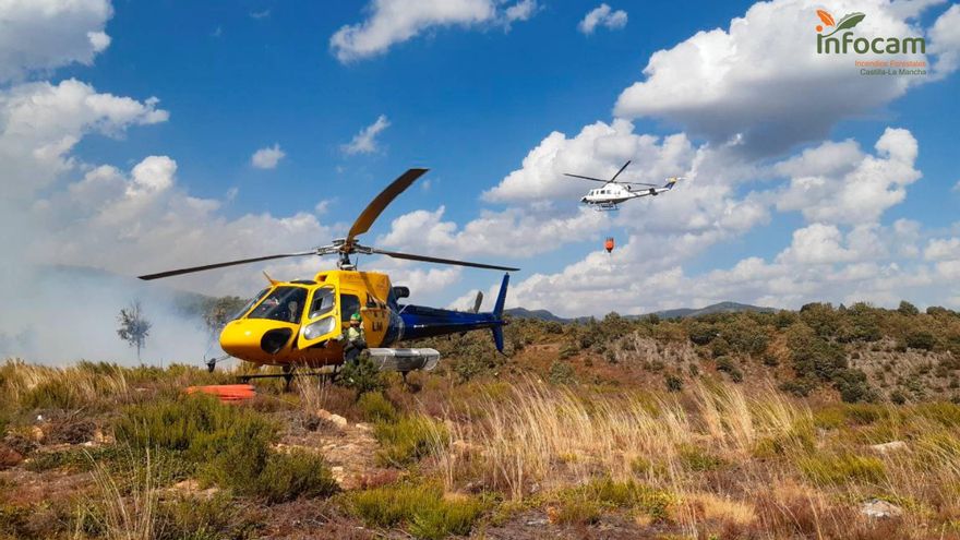 Extinguido el incendio de Añover de Tajo mientras que el de Zarzuela de Galve está ya en nivel 0 y controlado