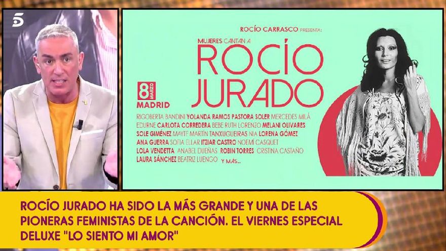 'Deluxe' anuncia un especial sobre Rocío Jurado para hacer frente a la final de 'Tu cara me suena'