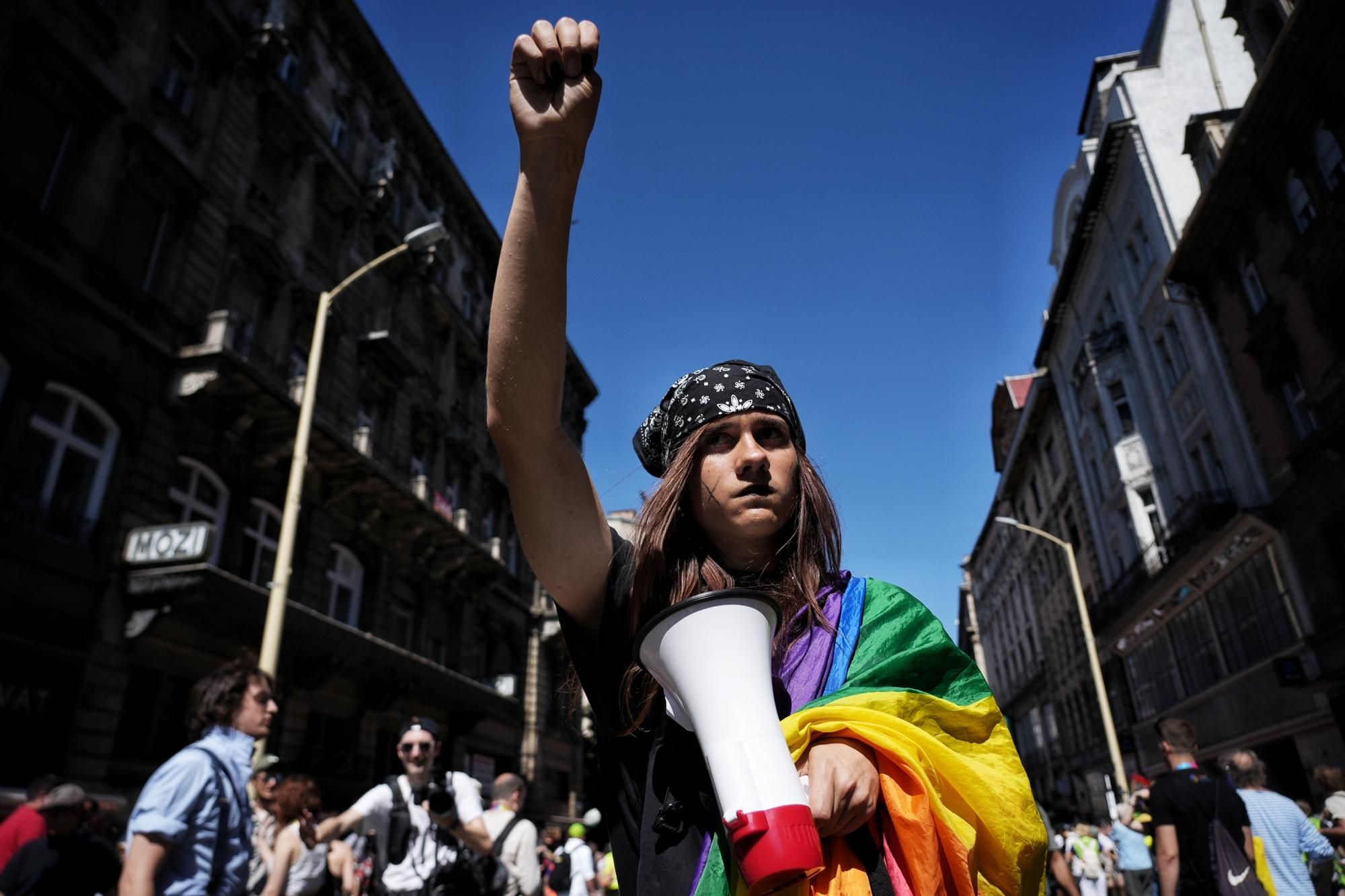 La manifestación del Orgullo en Budapest, en imágenes