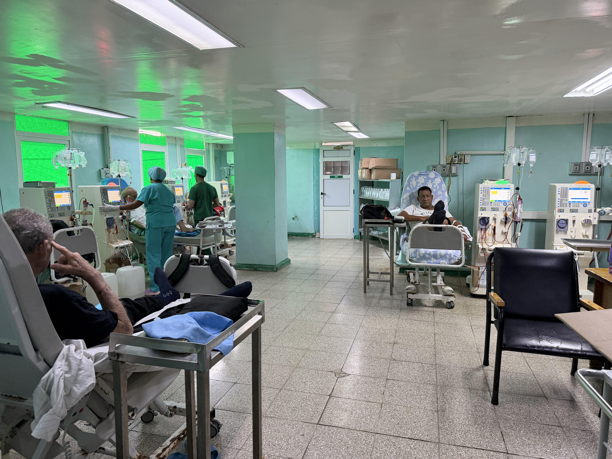 Sala de hemodiálisis del Instituto Nefrológico de La Habana, el 1 de junio de 2026.