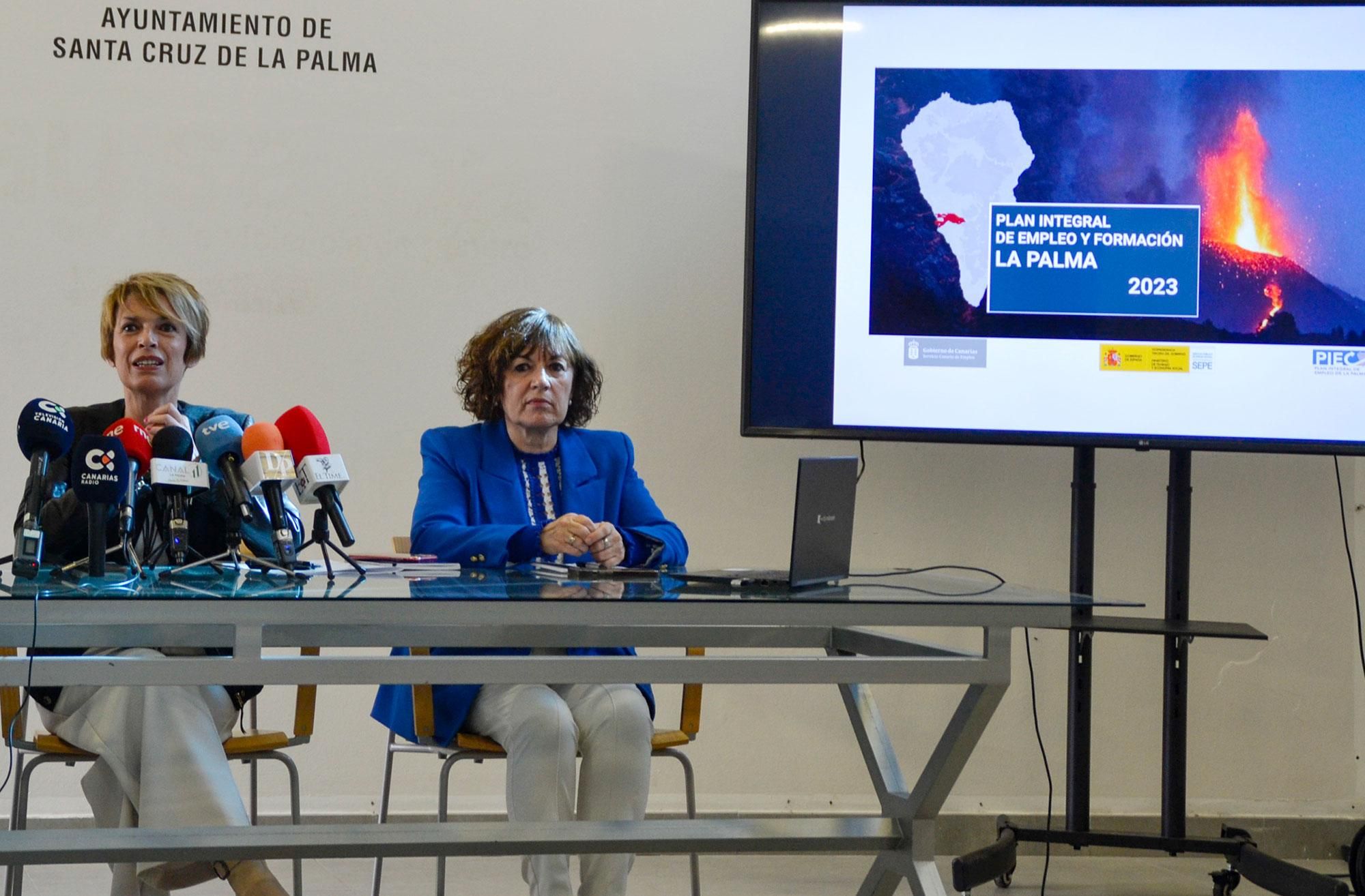 Empleo moviliza 15,6 millones para contratar a  621 personas en La Palma.